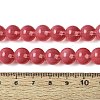 Transparent Glass Imitation Cat Eye Beads Strands GLAA-Q110-01C-12-4