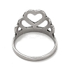 Non-Tarnish 201 Stainless Steel Finger Rings RJEW-G278-24P-3