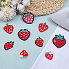 12Pcs 6 Styles Cloth Embroidery Cloth Iron on/Sew on Patches PATC-CP0001-09B-3