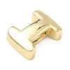 Brass Initial Beads KK-B167-27G-01I-2