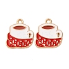 Christmas Alloy Enamel Pendants LS-ENAM-K080-01G-G-1