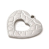 Non-Tarnish 304 Stainless Steel Pendants STAS-Q301-19P-2