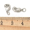 Rack Plating Brass Lobster Claw Clasps KK-F090-26P-01-3