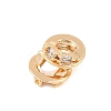 Brass Micro Pave Cubic Zirconia Pendants KK-L261-17G-01-2