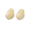 Opaque Acrylic Beads OACR-WH0055-01G-2