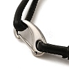 PU Leather Round Cord Multi-strand Bracelets SJEW-K002-07D-3