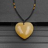 Natural Citrine Pendant Necklaces XA8803-09-1