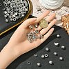 100Pcs 10 Styles Tibetan Style Alloy European Beads TIBE-YW0001-94-5