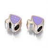 UV Plating Acrylic European Beads OACR-N010-34LG-2