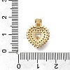 Brass Micro Pave Cubic Zirconia Pendants LS-KK-D431-018G-3