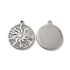 Non-Tarnish 304 Stainless Steel Pendants STAS-Q001-31P-1