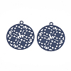 430 Stainless Steel Filigree Pendants X-STAS-T042-10A-2