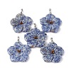 Natural Blue Spot Jasper Big Pendants G-B040-01P-08-1