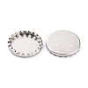 Non-Tarnish 304 Stainless Steel Cabochon Settings STAS-Y001-08P-3