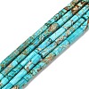 Dyed Natural Imperial Jasper Beads Strands G-H087-H01-01A-1