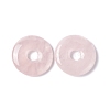 Natural Rose Quartz Pendants G-I331-01G-2