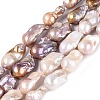 Natural Baroque Pearl Keshi Pearl Beads Strands PEAR-S019-05D-03-2