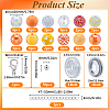 DIY Round Acrylic & Resin Beaded Bracelets Jewelry Set DIY-SC0026-41-2