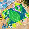 4Pcs 4 Style Acrylic Cardboard Town Template Sets DIY-WH0888-804A-2
