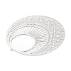 Non-Tarnish 304 Stainless Steel Filigree Pendants STAS-K257-03P-3