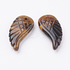Natural Tiger Eye Pendants G-E435-B-01-2