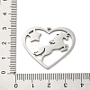 Anti-Tarnish 201 Stainless Steel Pendants STAS-R002-11P-3