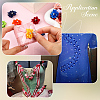 50Pcs 10 Colors Handmade Polyester Costume Accessories DIY-SP0006-45-6