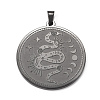 304 Stainless Steel Pendants STAS-P321-01EB-1