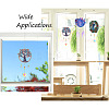 Biyun 3 Sets 3 Style DIY Diamond Painting Wind Chime Kits DIY-BY0001-24-7