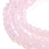 Baking Painted Transparent Glass Beads Strands DGLA-F029-J2mm-5