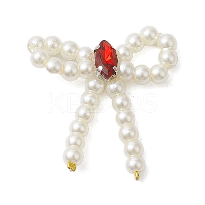 Plastic Pearl Beads Pendants KK-H463-06P-03-1