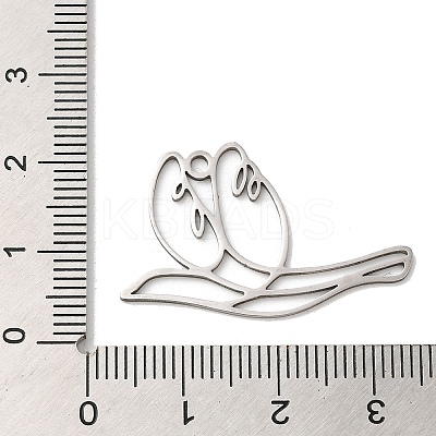 Non-Tarnish 201 Stainless Steel Pendants STAS-B049-01P-1