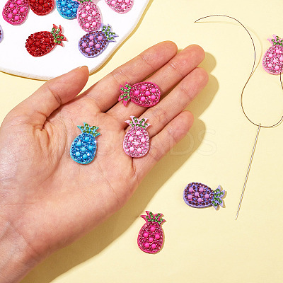 20Pcs 5 Colors Rhinestone Patches PATC-TA0001-07A-1