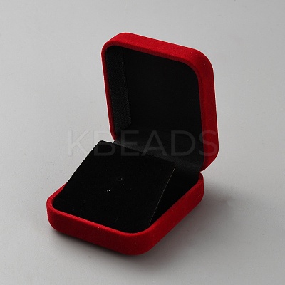 Velvet Jewelry Box CON-WH0085-111-1