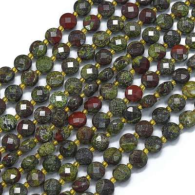 Natural Dragon Blood Beads Strands G-K389-B60-01-1