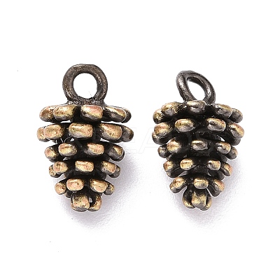 Rack Plating Brass Charms X-KK-F834-07BAB-1