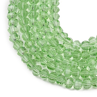 Transparent Glass Beads Strands GLAA-G125-01A-04-1