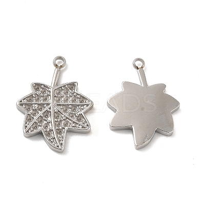 Non-Tarnish 304 Stainless Steel Pendant Rhinestone Settings STAS-F284-30P-1