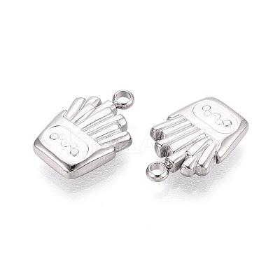 304 Stainless Steel Pendants STAS-T067-80P-1