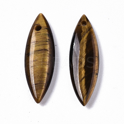 Natural Tiger Eye Pendants LS-G-S364-078C-1