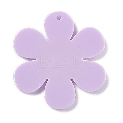 Opaque Acrylic Big Pendants OACR-P012-B02-1