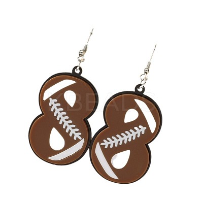 Sport Style Acrylic Dangle Earrings FS-WG67C41-04-1