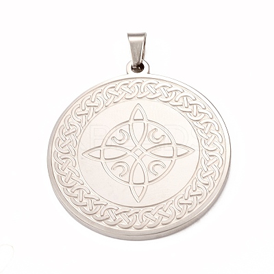 Non-Tarnish 304 Stainless Steel Pendants STAS-P321-03P-1