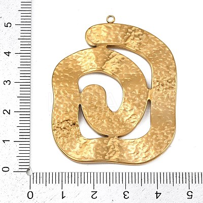 304 Stainless Steel Big Pendants LS-STAS-G363-02G-1