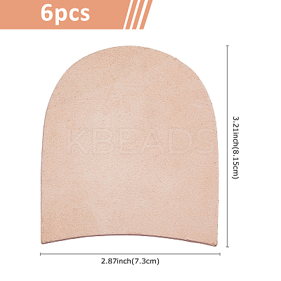 Imitation Leather Shoes Pads AJEW-WH0541-52B-1