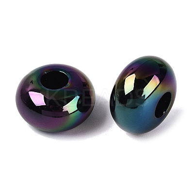 Opaque Acrylic European Beads OACR-E033-19N-1