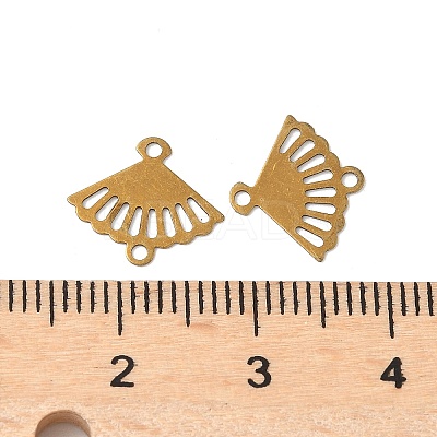 Brass Laser Cut Hollow Connector Charms KK-K277-12AB-1