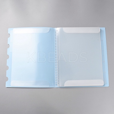 Plastic Piano Sheet Folder AJEW-WH20001-11B-1