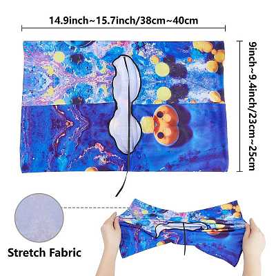 Polyester Book Covers OFST-WH0009-109-1