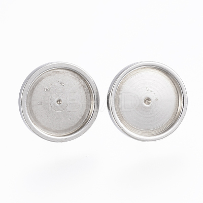 Tarnish Resistant 304 Stainless Steel Stud Earring Findings STAS-H410-07P-B-1